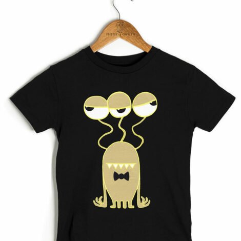 T-shirt enfant | Monstre jaune