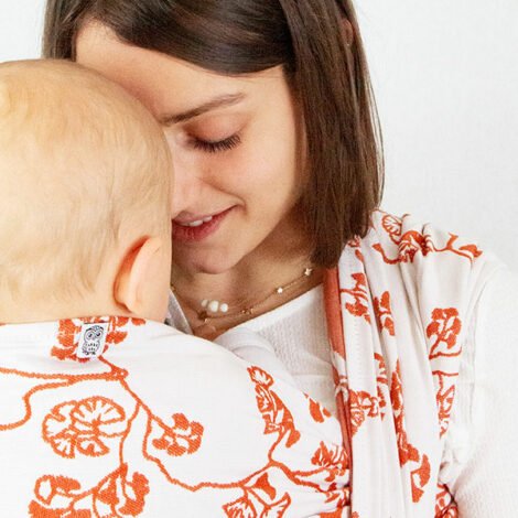 écharpe de portage tissée Ginkgo h