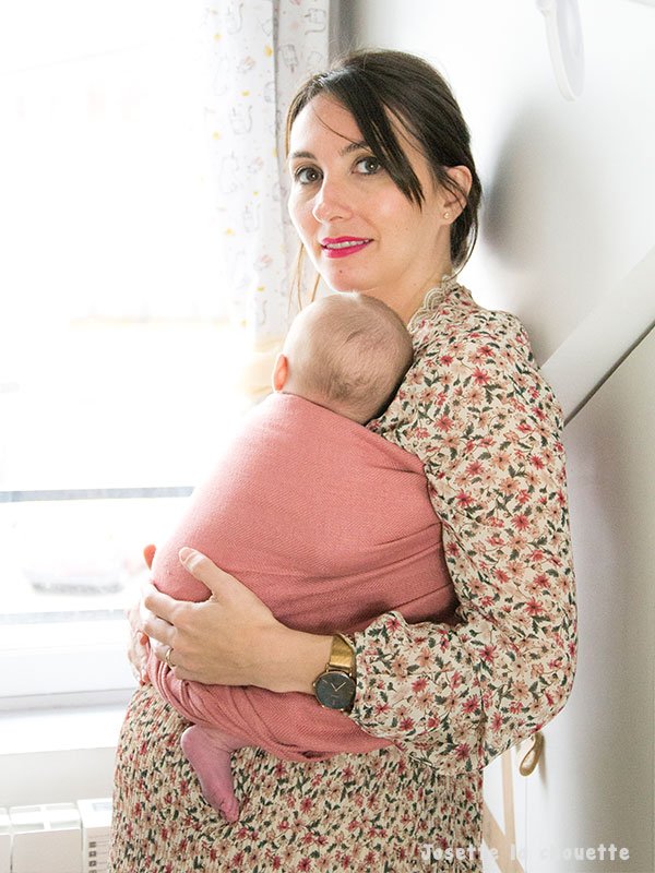 Sling en lin Prune – Image 4